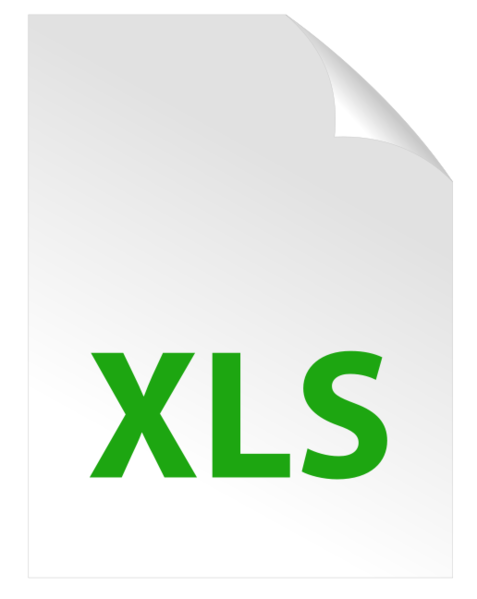 Datei:Document XLS.svg