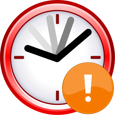 Datei:Out of date clock icon.svg